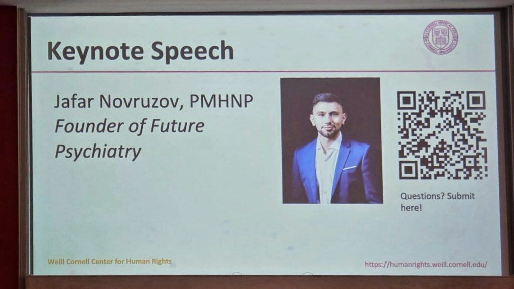 Keynote Speech at Weill Cornell Center for Human Rights