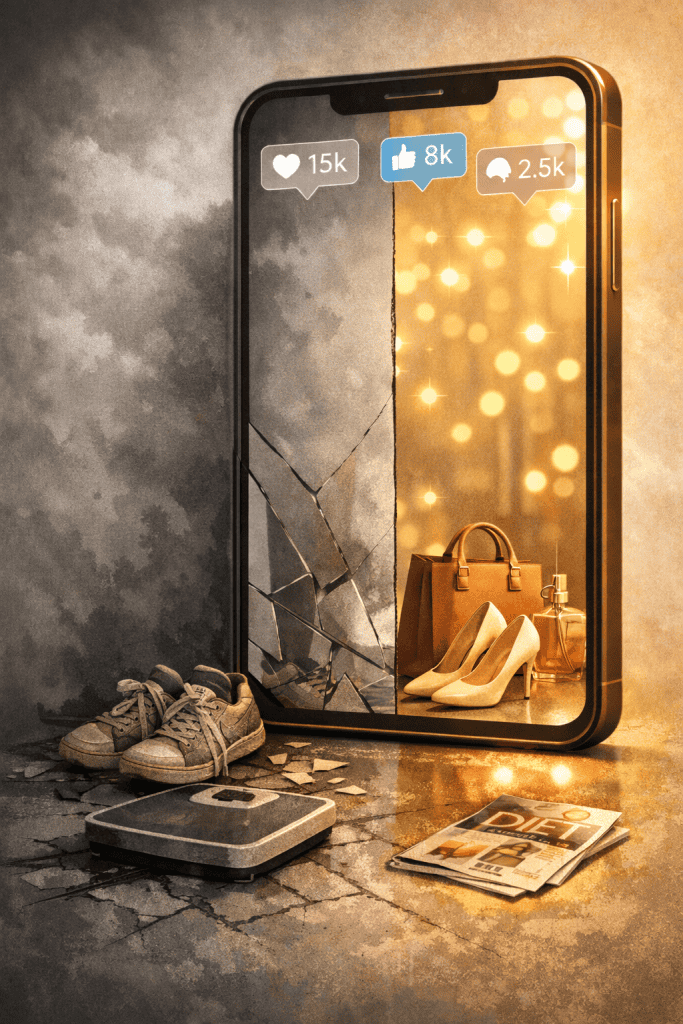 Social Media, Body Image, and the Quiet Rise of Self-Doubt: Why the Brain Wasn’t Designed for Constant Comparison