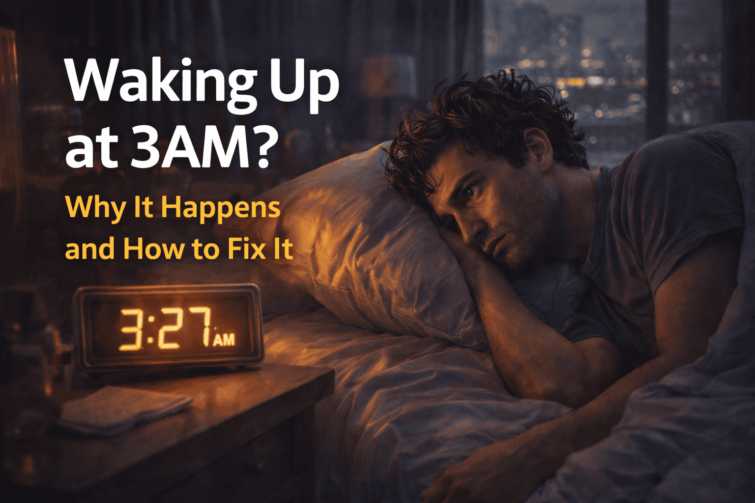 Why You Wake Up at 3AM Every Night and Cannot Fall Back Asleep