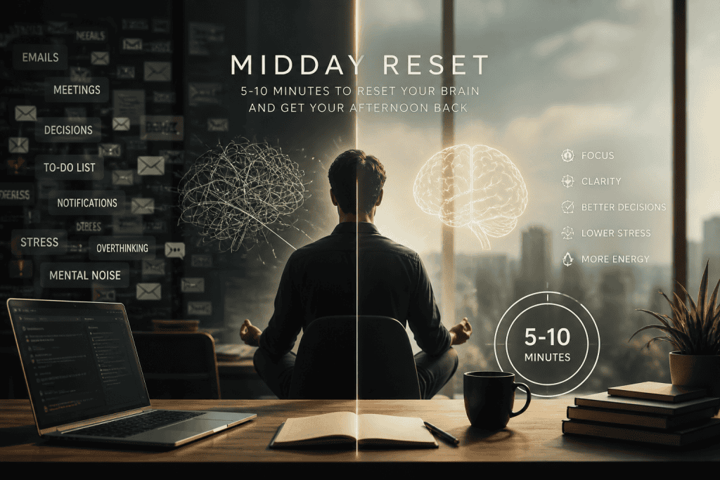 Midday Reset: Why 5–10 Minutes of Meditation Can Change Your Entire Afternoon 