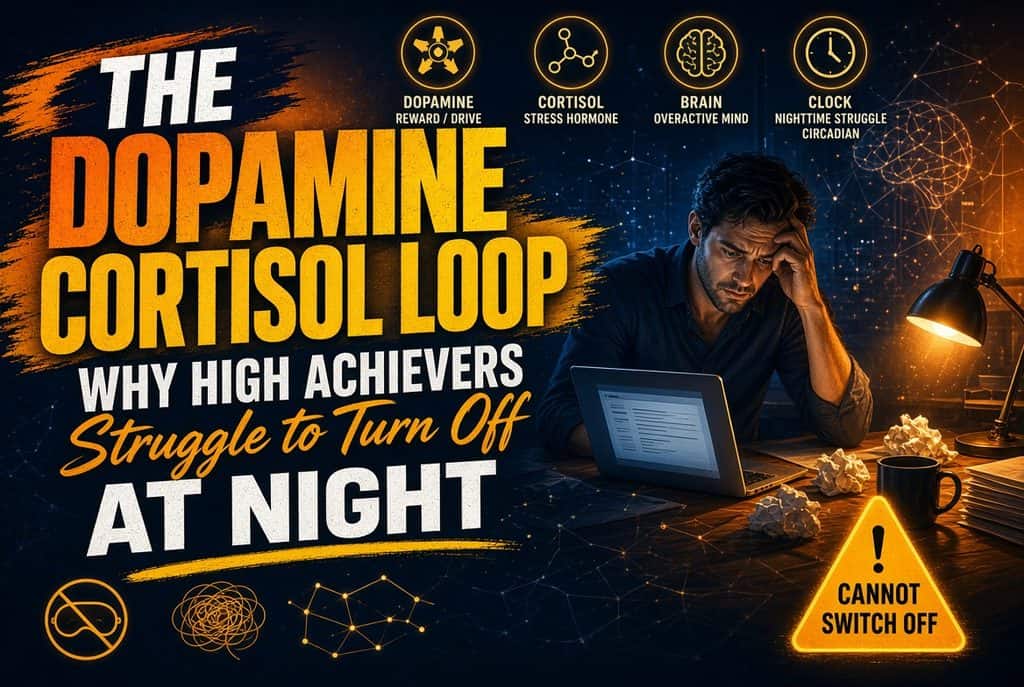 The Dopamine-Cortisol Loop: Why High Achievers Struggle to Turn Off at Night