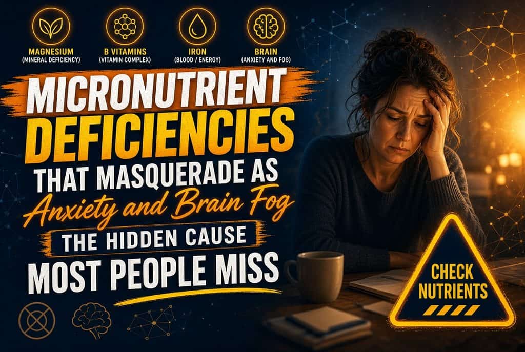 Micronutrient Deficiencies That Masquerade as Anxiety and Brain Fog